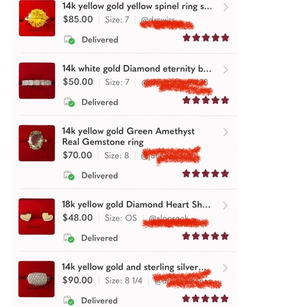 Shop with confidence! Unique jewelry!
